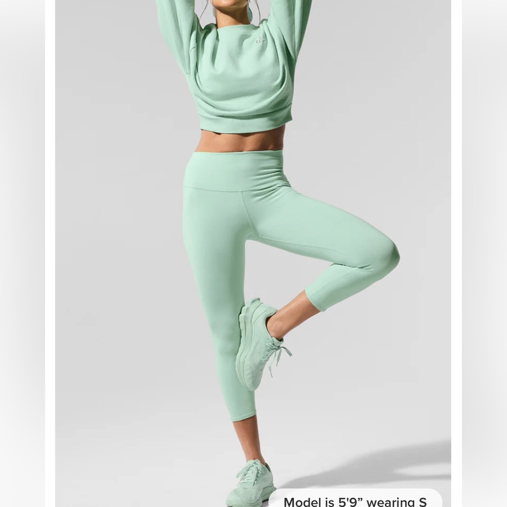 ALO Yoga Green Seamless Leggings